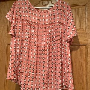 Coral blouse!
